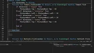 how create a simple application in vb.net with control timer and button italiano