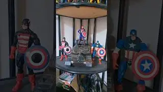 Captain America, Captain Carter and U.S.Agent. . #captain #actionfigures #captainamerica