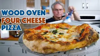 Pizza Cztery Sery z Pieca opalanego Drewnem