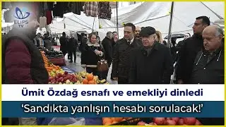Ümit Özdağ, pazara indi emeklinin derdini dinledi! ‘Bu hale getirenler utansın!’