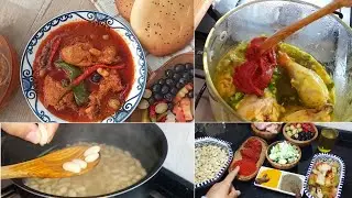مرقة لوبيا بالمالح و خبز عربي فاوح مع سر نجاحها /مرقة تونسية/mar9et loubya tunisienne