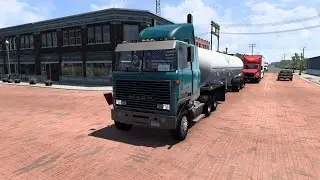 ATS - Transporte De Cisterna De Gas GLP Desde Lincoln Hasta McCook Con El Mack Ultraliner 610CV