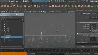 in हिंदी Maya Dynamics Rain Effect | Rain Particle | collision Event Editor | Kailash Kanojia