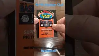 92-93 Stadium Club Basketball series one pack rip #jordan #beamteam #nba #basketballcards #bulls