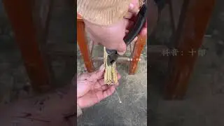 Method of tying wire with broom#Tie a broom#Sharing life tips#Popular on