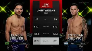 Esteban Ribovics vs Elves Brener 8/2/25 UFC on ESPN 71 Taira vs Park UFC Vegas 108 Full Match Review