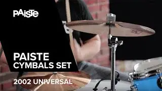 PAISTE 2002 Universal Cymbals Set