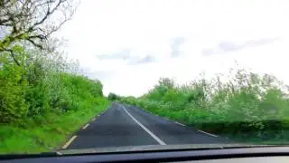 Irish countryside drive
