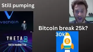 Theta,Vechain pumping. Bitcoin 28 k soon?