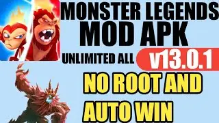 monster legends v13.0.1 mod apk/unlimited gold,food,gems/everything unlimited