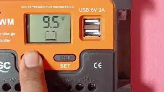 সহজ উপায়ে PWM সোলার চার্জ কন্ট্রোলারের প্যারামিটার সেটিং।