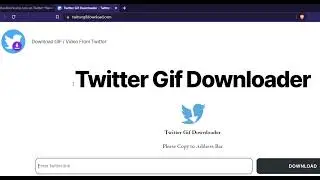 how to use twitter gif downloader?