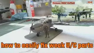 Simple DIY Fix for Wobbly Landing Gear on ICM 1/48 Model Kit!