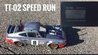 Tamiya TT-02 5700kv 24t pinion/63t spur 2s speed run