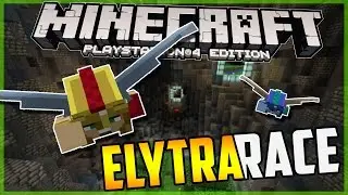 ELYTRA RACE MINECRAFT PS4?? NUOVO MINIGAME MINECRAFT PS4 ITA ( PS3 XBOX WIIU )