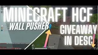 MINECRAFT HCF INSANE WALL PUSHER TRAP (GIVEAWAY IN DESC)