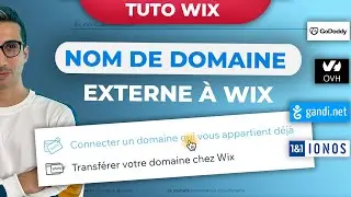 Comment connecter ou transf&eacute;rer un nom de domaine externe &agrave; Wix (OVH, Ionos, Gandi etc..)