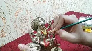 माता रानी का makeup बहुत आसानी से आप इस नवरात्रि जरूर करें #radhe_krishna_blessings