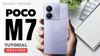 Como mudar o tipo da barra de navega&ccedil;&atilde;o no Xiaomi POCO M7 PRO