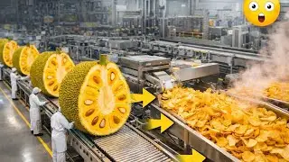 Inside a Modern Jackfruit Chips Factory USA &ndash; Step by Step Process