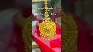 Beautiful gift for his wife ❤️ and thank you for choosing us. 🤩#shortsfeed #minivlog #goldjewellery