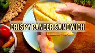 Crispy paneer sandwich 🥪 Quick & Healthy| High Protein| Easy Sandwich recipe 
