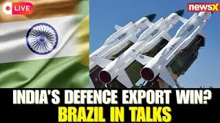 India Brazil Defence Ties LIVE : Akash Missile Export to Brazil: A Boost for Make-in-India |  NewsX