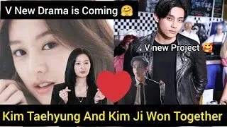 BTS Kim Taehyung New Project With Kim ji Won💐| Happy April Fool 😁| V new Project 🥰