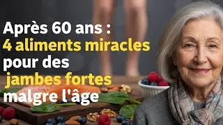 Apr&egrave;s 60 ans : 4 aliments miracles pour des jambes fortes malgr&eacute; l'&acirc;ge