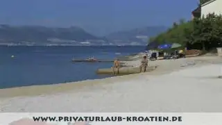 Strand in Arbanija (beim Tommy) auf der Insel Ciovo