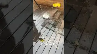 Protect Your Deck: Use 40&deg; Nozzle for Safe Cleaning
