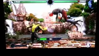 Cryax mid screen combo 14 hits 45% HD