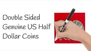 Double Side Kennedy Half Dollar Coins by Ted's Sterling Magic