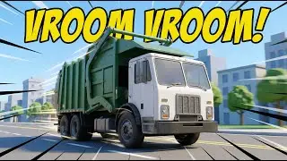 Garbage Truck Song 🚛🗑️ | Vroom Vroom Trash Truck | 3D Animated Kids Vehicle Song | LALA Happy Tunes