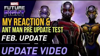 AntMan and the wasp quantumania update video reaction and pre update test - Marvel Future Fight.