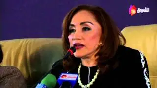 Ahlam Mosteghanemi à l'université Mentouri de Constantine 2