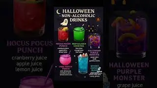 DIY Halloween kid friendly drinks via TikTok #creative #diy #ideas #halloween