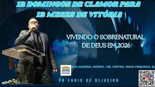 Domingo do Sobrenatural de Deus! IPDA Nova Friburgo. Pr F&aacute;bio de Oliveira 