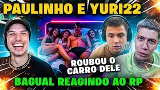 😂 BAGUAL REAGINDO AO RP do YURI22 com O PAULINHO O LOKO NA CAPITAL CITY - GTA RP