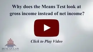 Why Does the Means Test Look at Gross Income Instead of Net Income?