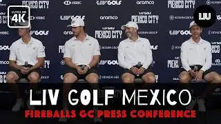Captain Sergio Garcia & Fireballs GC Face Media Ahead of LIV Golf Mexico City