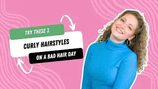 TRY THESE curly hairstyles bad hair days | Twist of Gray Headband