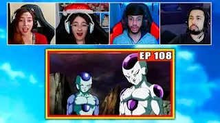 Feeza derruba Frost | 4 Pessoas Reagindo | Dragon Ball SUPER - EP 108