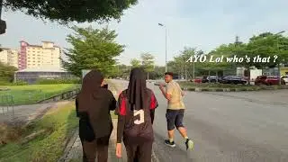 what it's like to brisk walking around UiTM Shah Alam