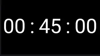 45 Minute Countup Timer For Study 