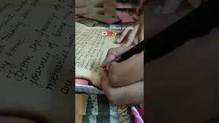 Handwritten letter💌Vintage friendshipday card✉️DIY letter friends #handwriting#letter#friendship#art