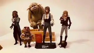 Coleccion de figuras de Labyrinth Jareth Hoggle y Ludo Neca y Mcfarlane