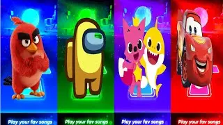 The Angry Birds🆚Among Us🆚Lightning McQueen In Real Life🆚Smiling Critters🔥Who is best player??