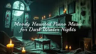 Moody Haunted Piano Music for Dark Winter Nights | 3 Hours | No Ads