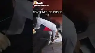 Cont&ecirc;iner De Iphone 12 No Mar!!, (Iphone 12 Container At Sea!!,)